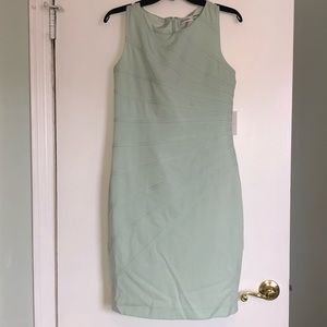 Calvin Klein Mint Green Sunburst Sheath Dress